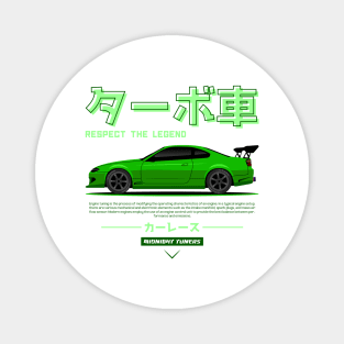 Green JDM S15 S Chassis Legend Magnet